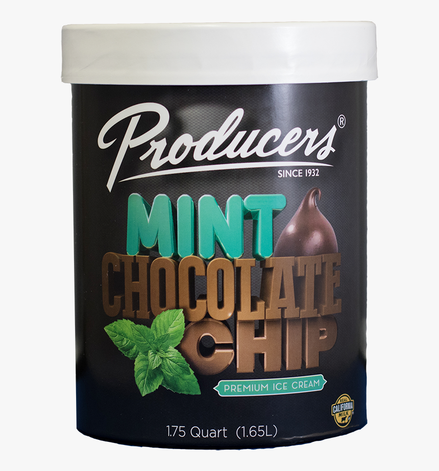 Mint Chocolate Chip Ice Cream - Caffeinated Drink, HD Png Download
