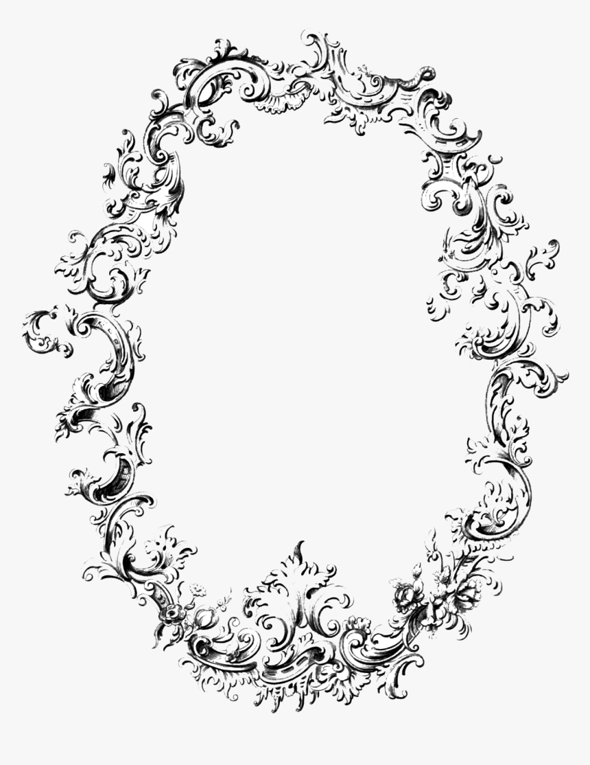 Vintage Frame Transparent Png - Vintage Button Cards Printable, Png Download