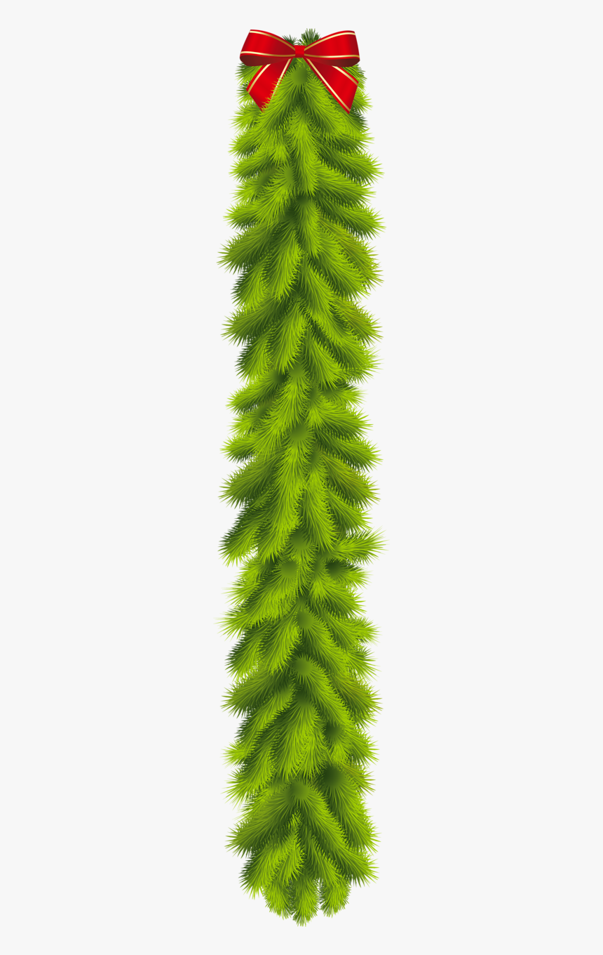 Transparent Christmas Pine Garland, HD Png Download