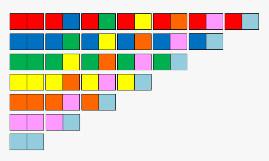 Domino De Colores Fichas, HD Png Download