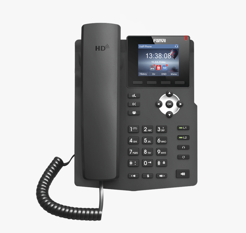 Teléfono Ip Empresarial Con Pantalla Lcd De - Fanvil X3s Ip Phone, HD Png Download