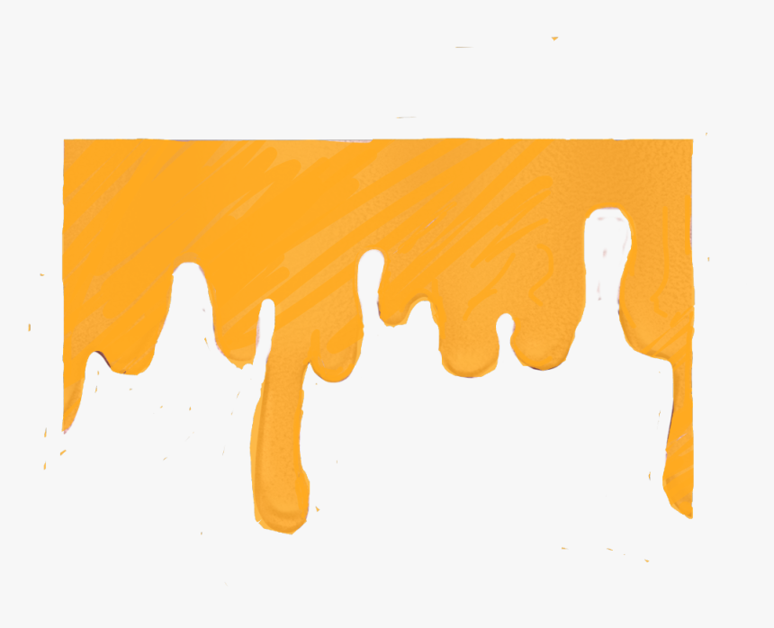 #yellow #drip #honey #dripping #bumblebee #spilling - Calligraphy, HD Png Download