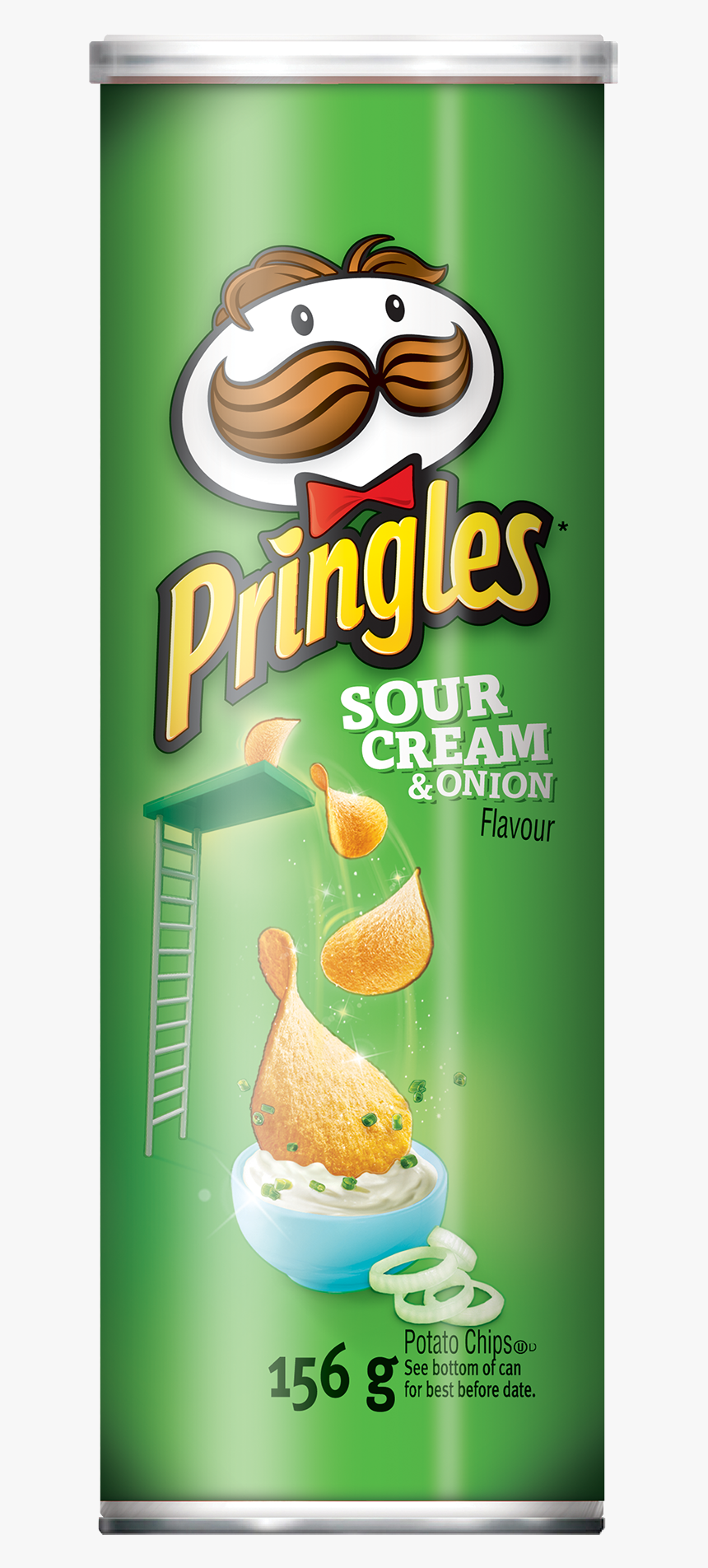 Potato-chip - Pringles Flavors Sour Cream, HD Png Download