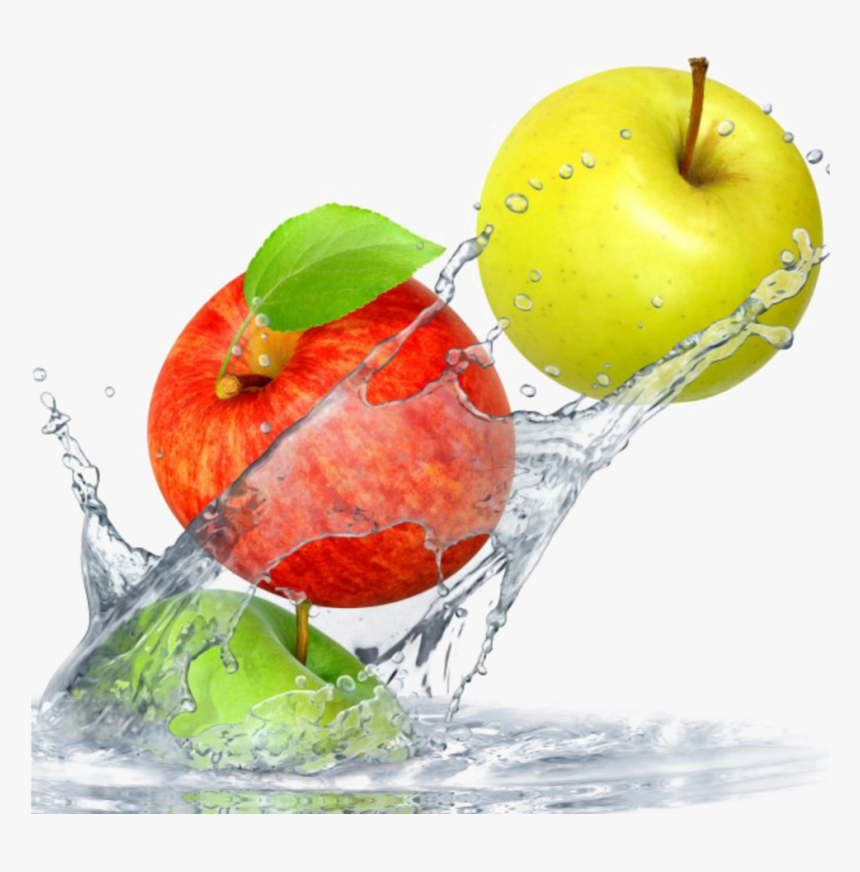 #mq #water #splash #waterdrops #apple #fruit - Water Drops On Fruits, HD Png Download
