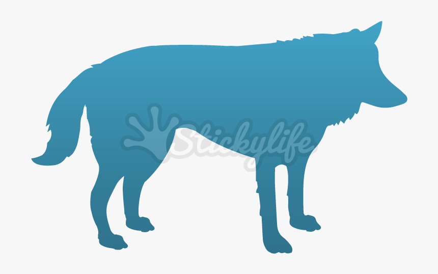 Wolf Temporary Tattoo - Dog Catches Something, HD Png Download