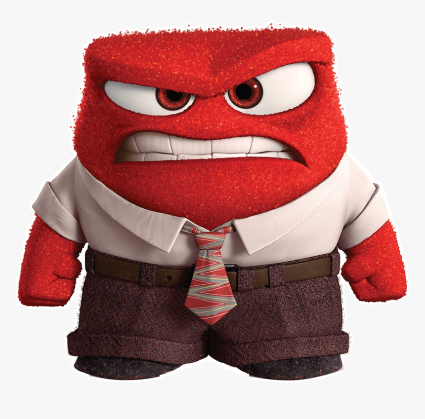 Anger Pixar Emotion Sadness Feeling - Anger Inside Out, HD Png Download