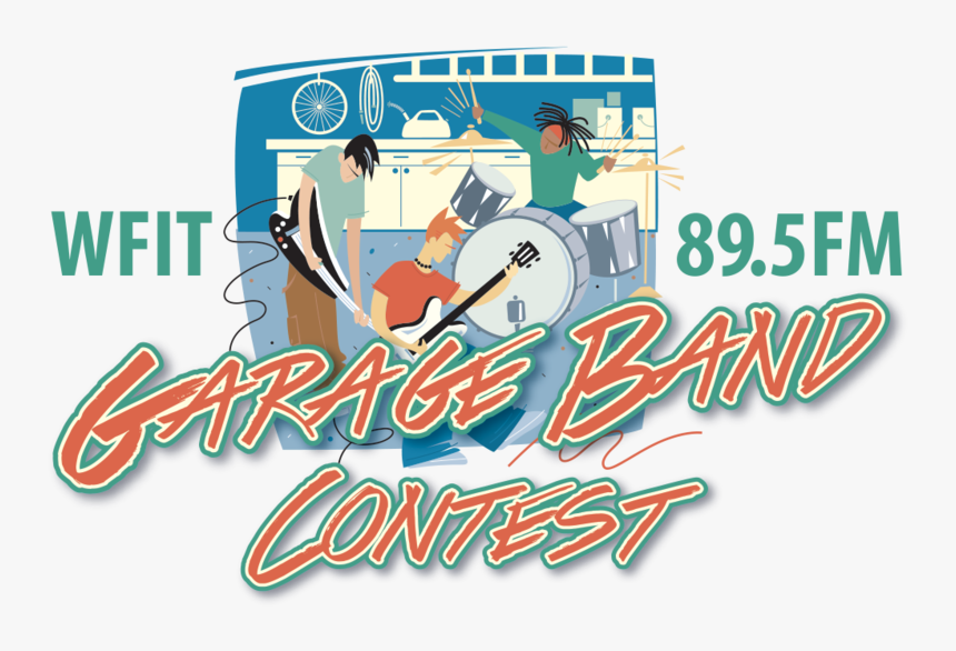 Wfit S 3rd Annual Garage Band Contest - Graphic Design, HD Png Download