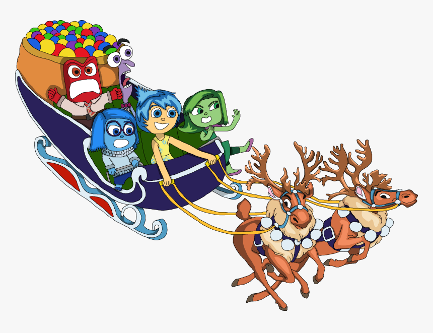 #disgust Drawings On Paigeeworld - Inside Out Fanart Chrismas, HD Png Download