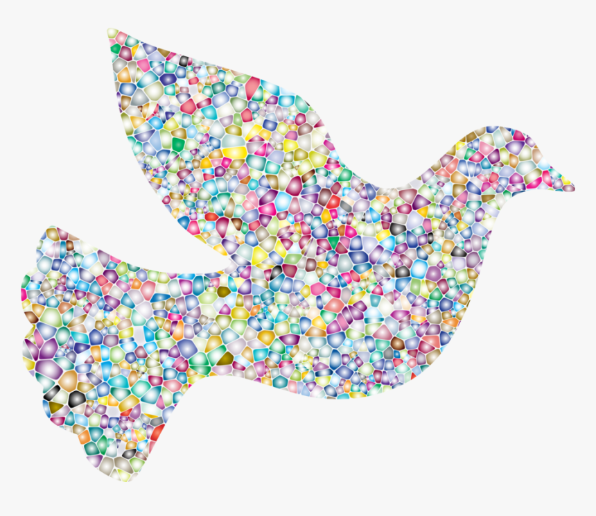 Party Supply,sprinkles,pigeons And Doves - Dove Of Peace Coloured, HD Png Download