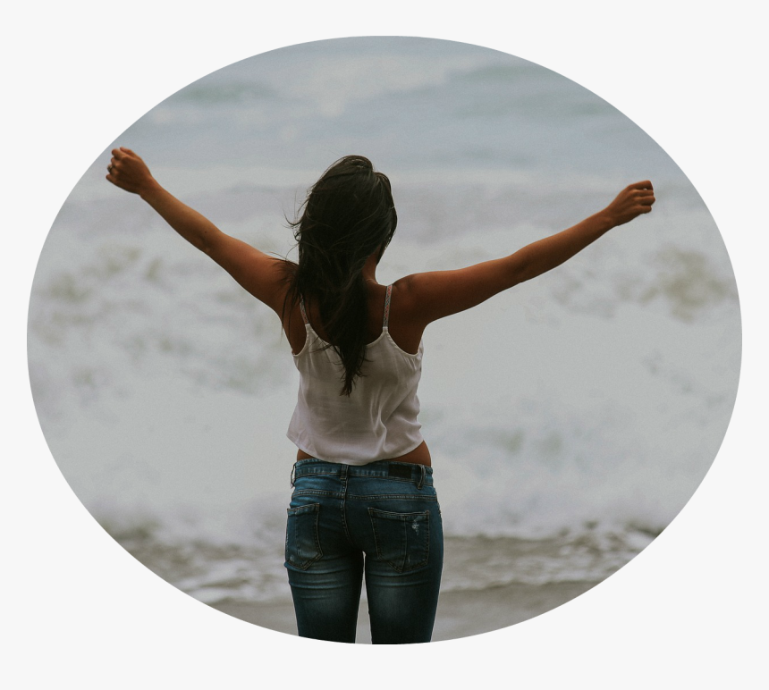 Woman Reflection, HD Png Download
