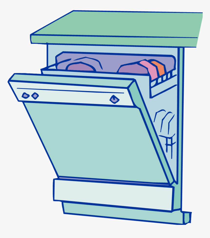 Icon Dishwasher Vector - Dishwasher Clip Art Transparent Background, HD Png Download