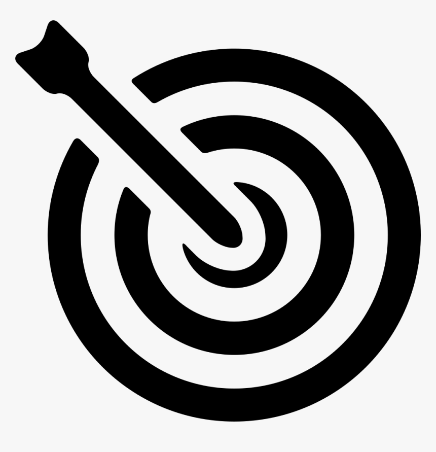 Dartboard With Dart - Bulls Eye Image Blue, HD Png Download