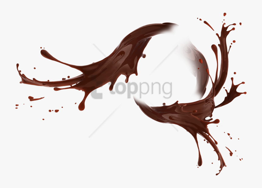 Free Png Milk Glass Splash Png Png Image With Transparent - Splash De Chocolate En Png, Png Download