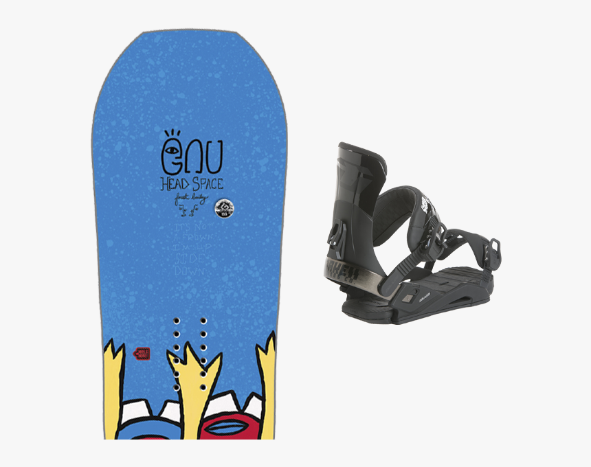 Gnu Asym Fb Head Space C3 2018 Drake Super Sport Black - Snowboard, HD Png Download