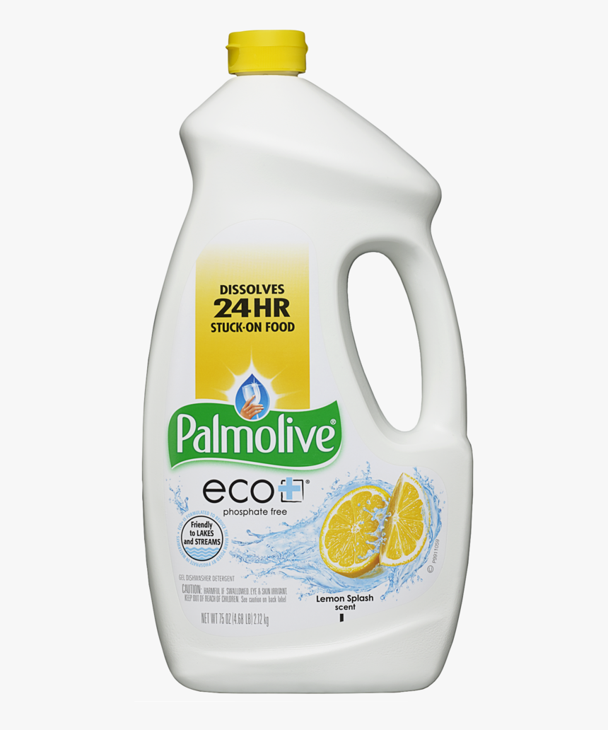 Palmolive Eco+ Dishwasher Liquid Detergent Lemon Splash, HD Png Download