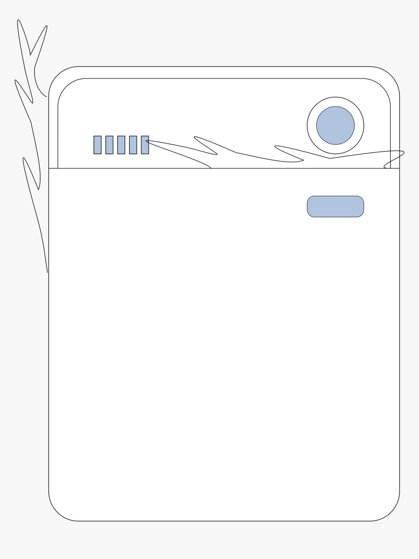 Steaming Dishwasher Clip Arts - Mobile Phone, HD Png Download