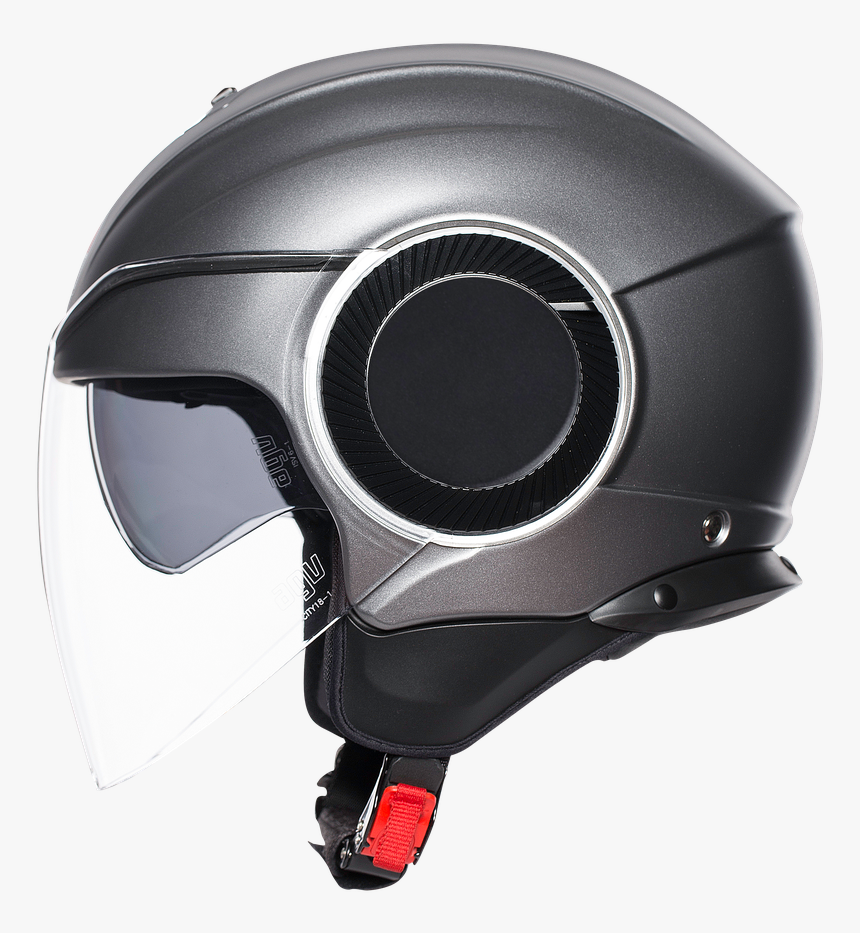 Matt Grey Agv Orbyt Open Face Motorbike Motorcycle - Helmet Agv Orbyt Matt, HD Png Download