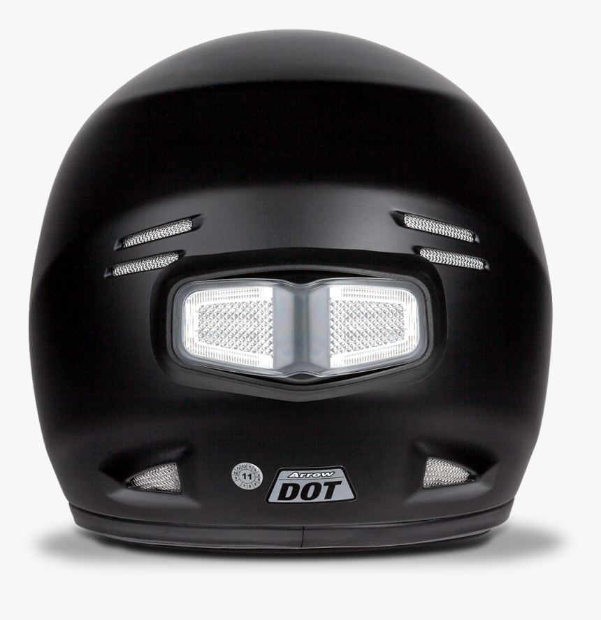 Inview Helmet Brake And Signal Light With Clear Lens - Motorcycle Helmet Brake Light, HD Png Download