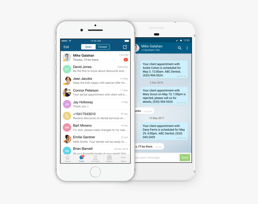 Textmagic Mobile Apps - Messages App On Iphone, HD Png Download