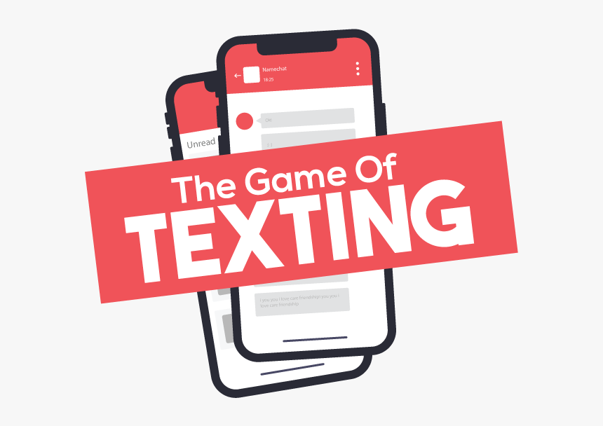 The Game Of Texting - Label, HD Png Download