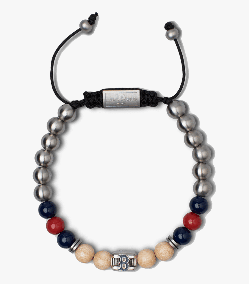 Boston Red Sox Square Macrame Bracelet 8mm - Choker, HD Png Download