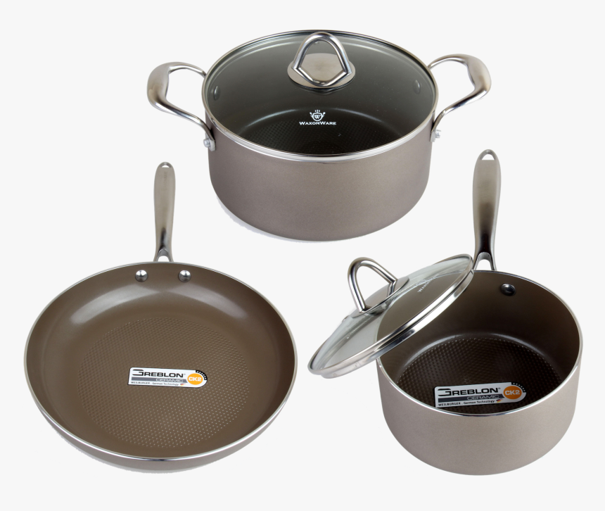 Frying Pan And Saucepan Set, HD Png Download