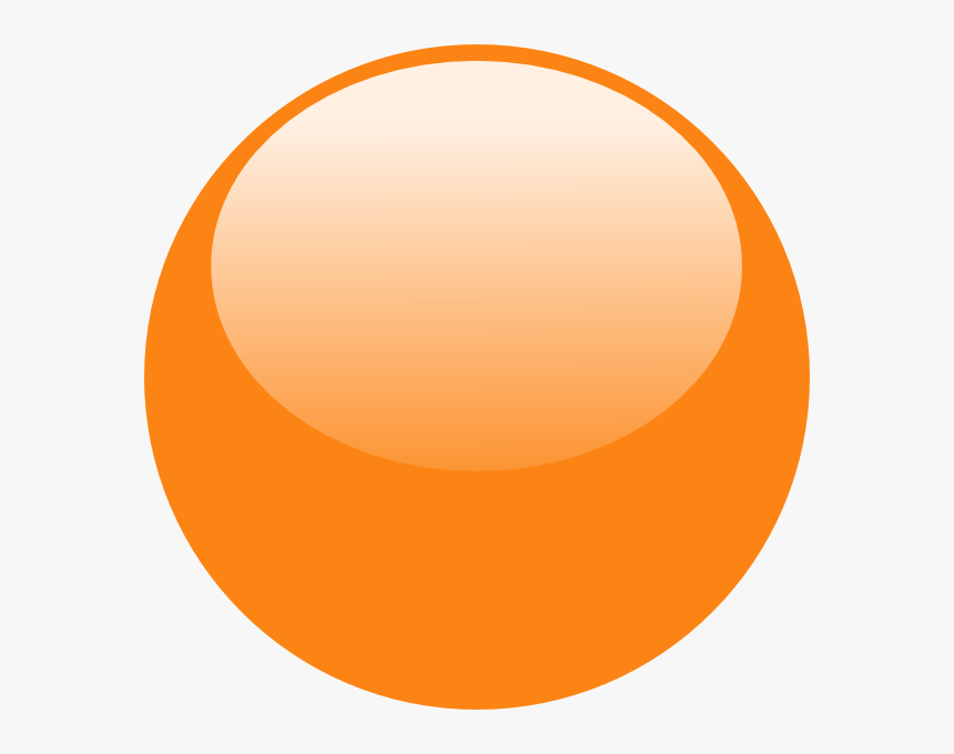 Orange Bubble Vector, HD Png Download