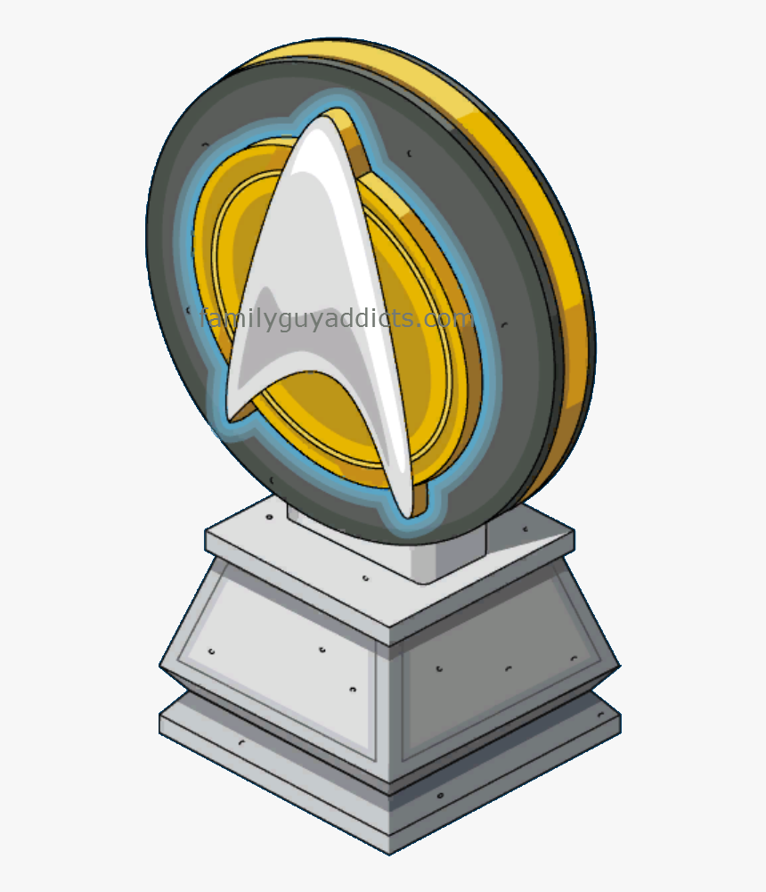 Starfleet Statue - Trophy, HD Png Download