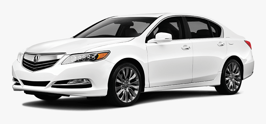 2017 Acura Rlx On White - White 2017 Acura Rlx, HD Png Download