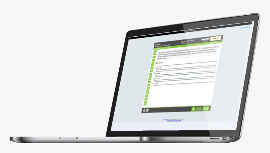 Gleim Ea Review Free Exam Questions - Led-backlit Lcd Display, HD Png Download