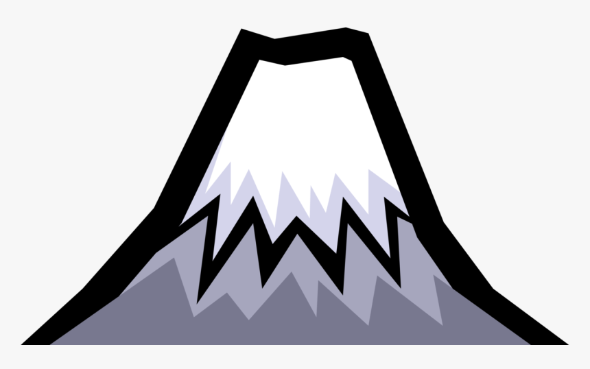 Transparent Mountain Peak Png - Mt Fuji Clipart, Png Download
