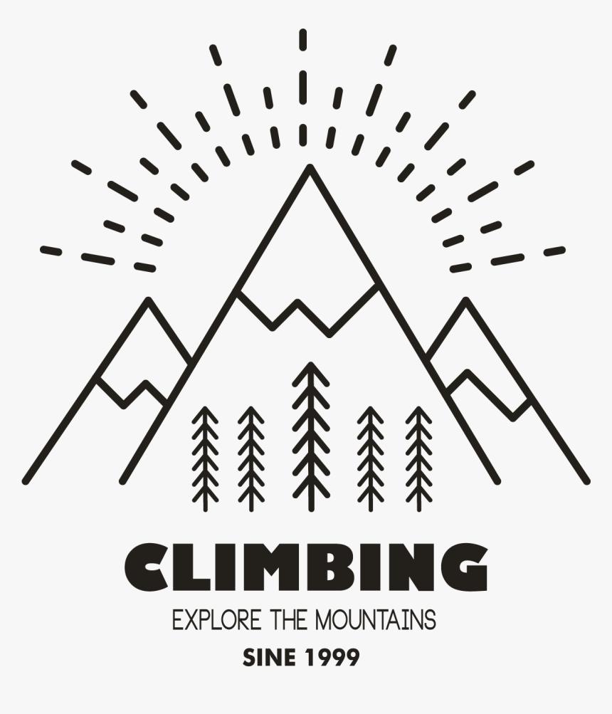 Landscape Vector Png Black And White, Transparent Png