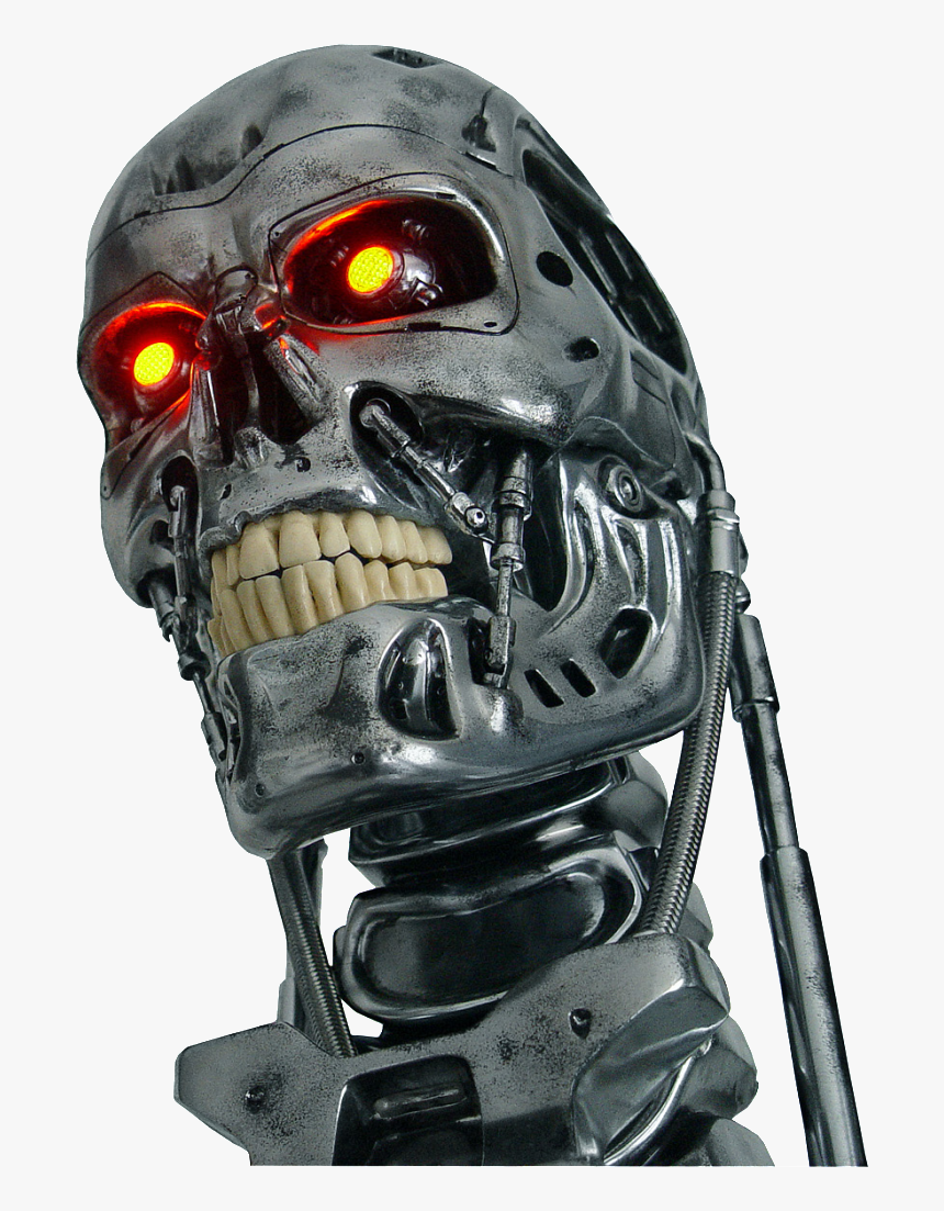 Robot Skull, HD Png Download