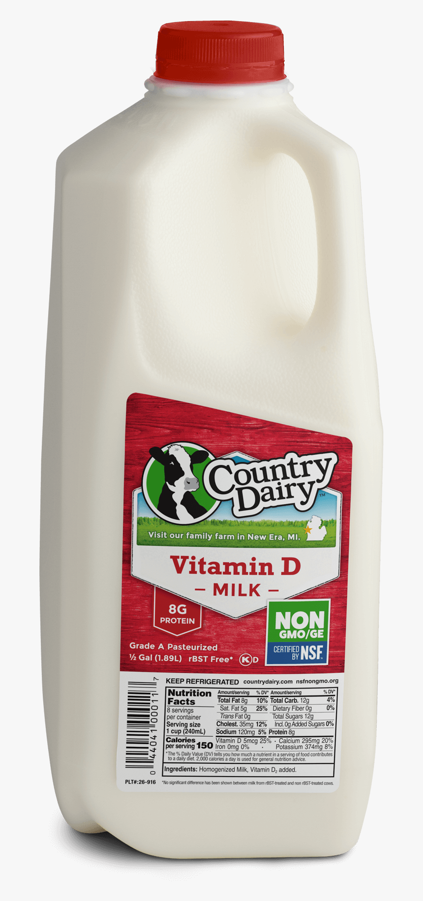 Milk Half Gallon Png, Transparent Png