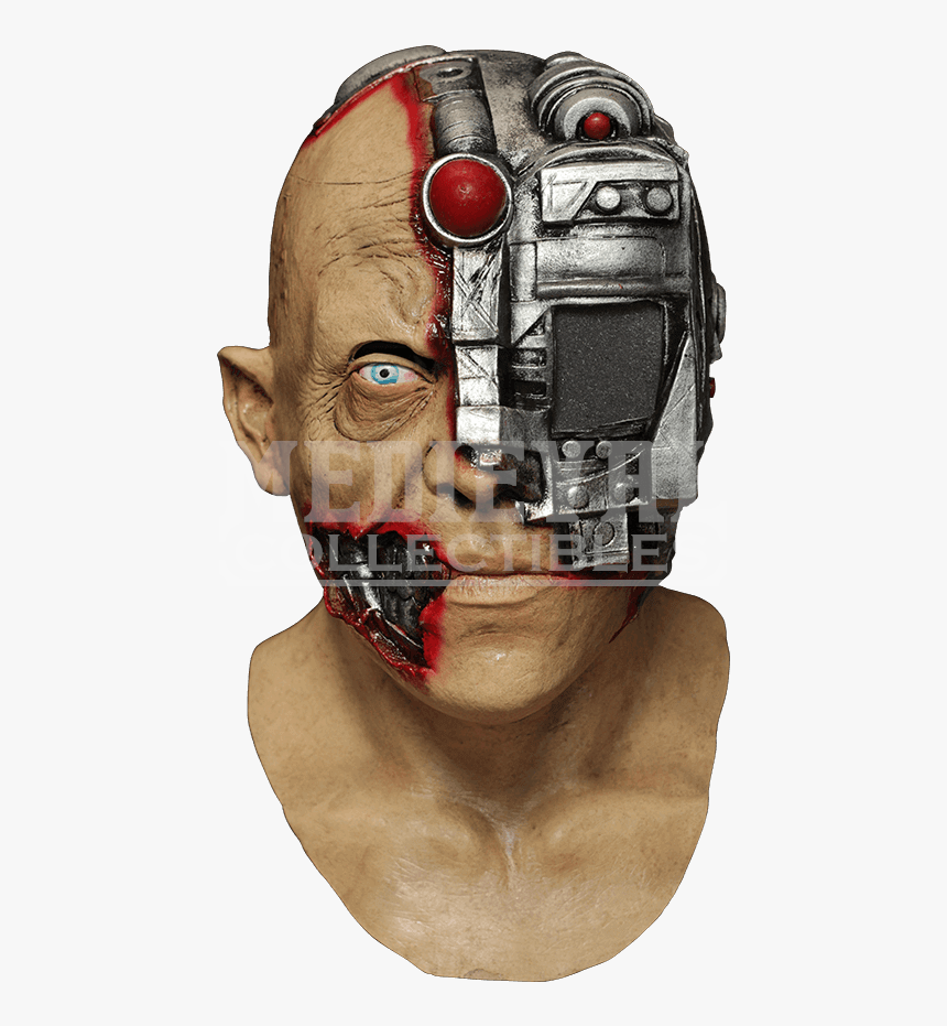 Hd Item Mask Free - Cyborg Face Png, Transparent Png
