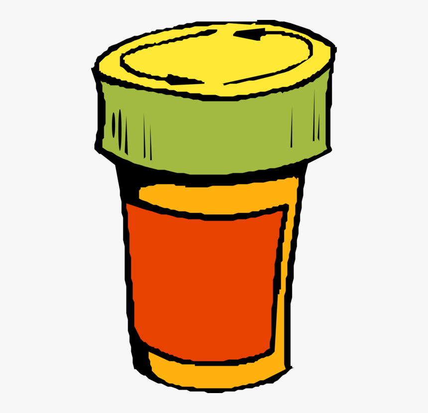Cup,artwork,flowerpot - Pill Bottle Clipart Free, HD Png Download
