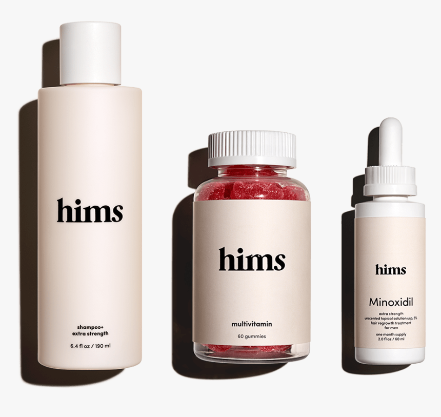 Transparent Prescription Bottle Png - Hims Vitamins, Png Download