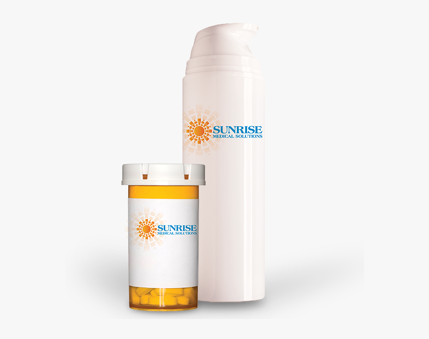 Sunriserrx Prescription Bottles - Water Bottle, HD Png Download