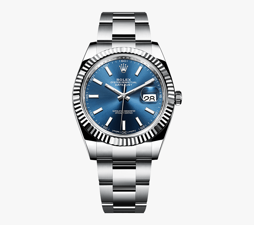 Rolex Datejust 41 Blue, HD Png Download