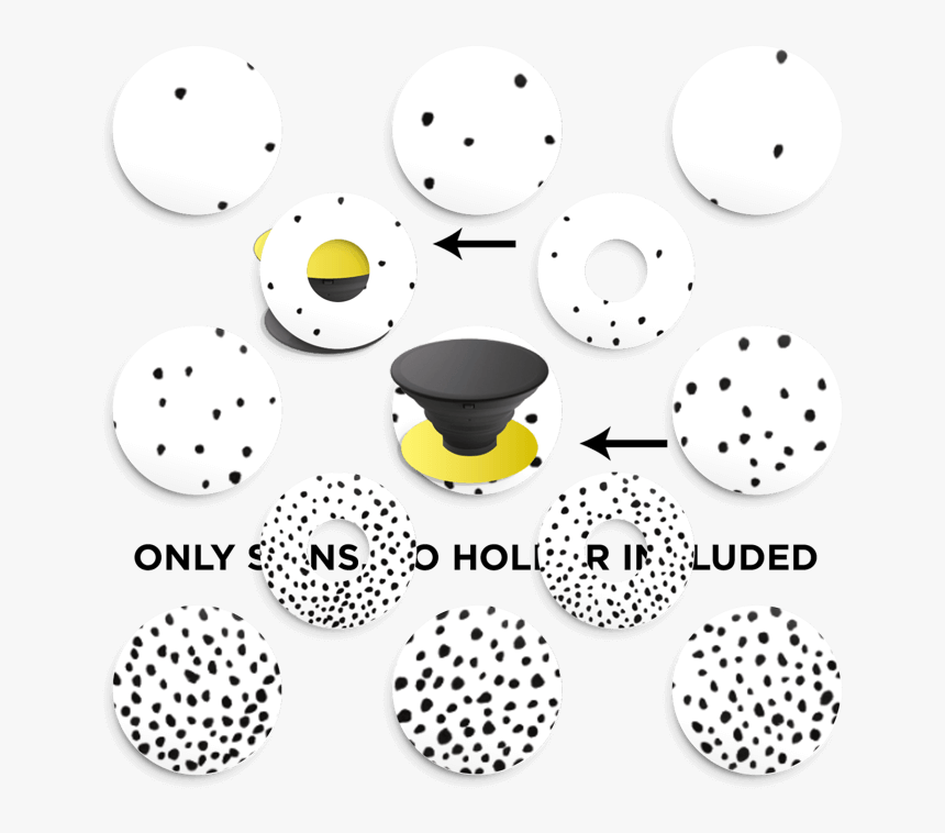 Rain Of Dots Skin Phone Holder - Circle, HD Png Download