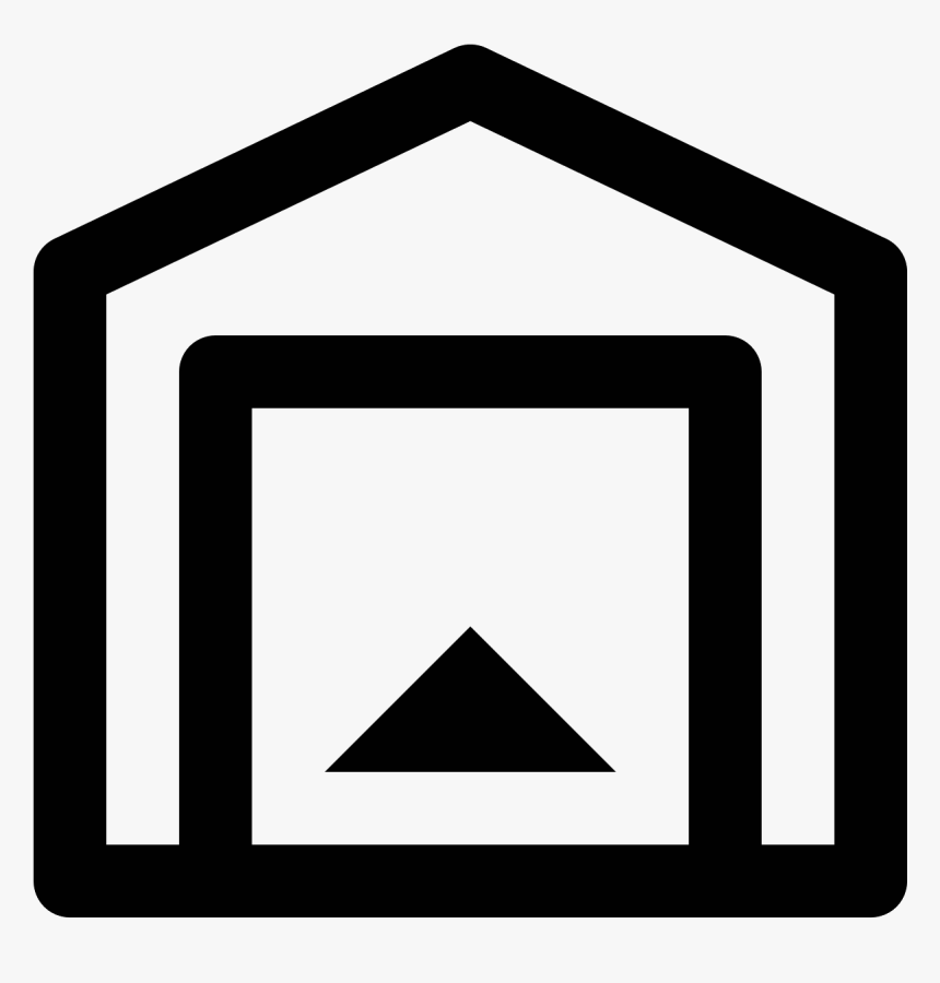 Clipart Door Puerta Hangar Icon Png, Transparent Png