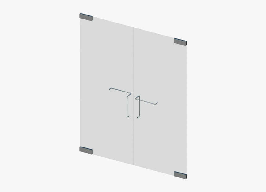 Puerta Vidrio Oscilante 2h - Ceiling, HD Png Download