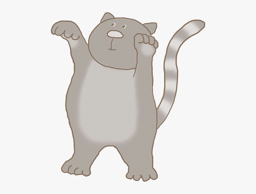 Cartoon Kitten Playing - Transparent Background Kitten Cartoon Png, Png Download