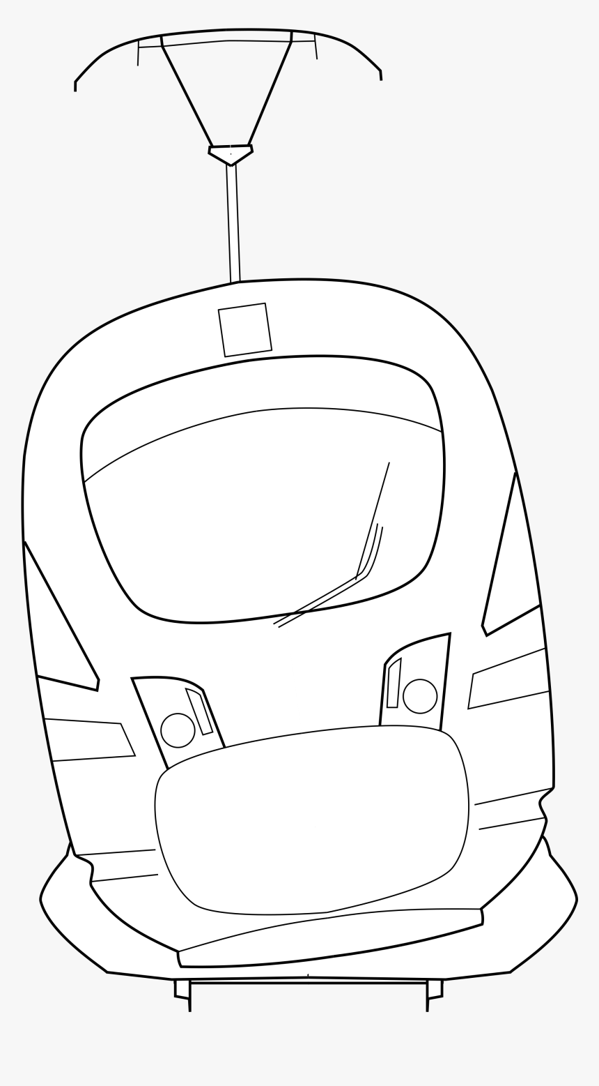 Train Drawing Front View , Png Download - Ice Train Drawing, Transparent Png