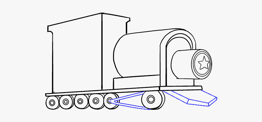 Train Drawing, HD Png Download