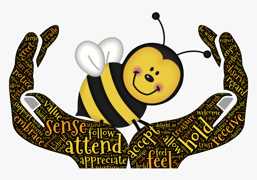 Hands Holding A Bee, HD Png Download