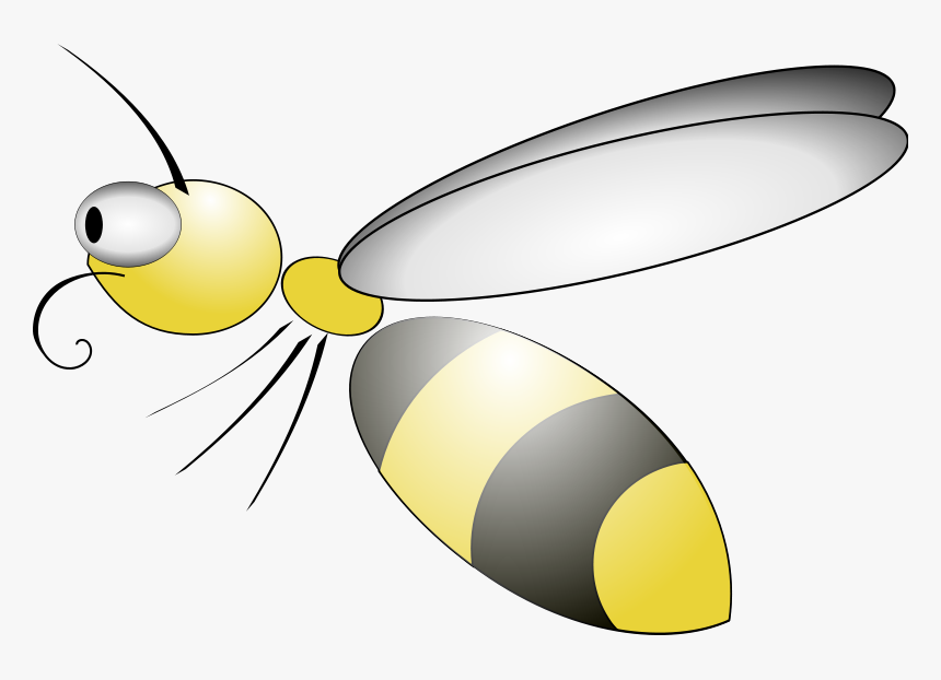 Clipart Stock Bee Clipart Free - Bee Png Cartoon Gif, Transparent Png