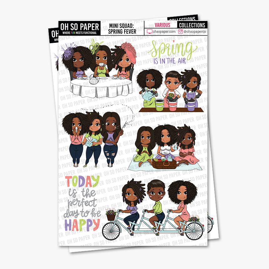 Mini Squad - Spring Fever - Cartoon, HD Png Download