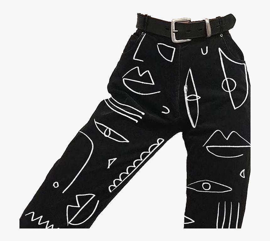 #vintage #aesthetic #filler #png #black #pants #freetoedit, Transparent Png