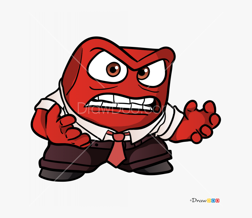 Draw Anger From Insideout, HD Png Download